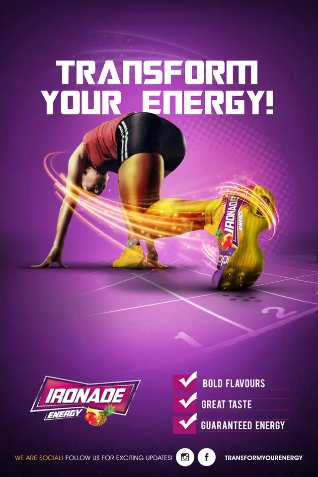 Ironade concept poster for Wisynco