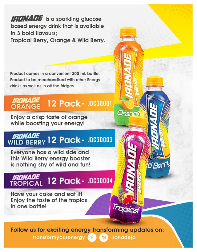 Ironade sale sheet
