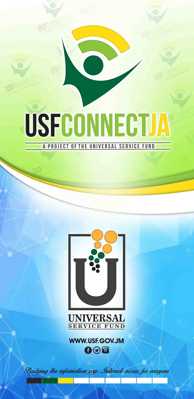Pull-up banner for the Universal Service Fund